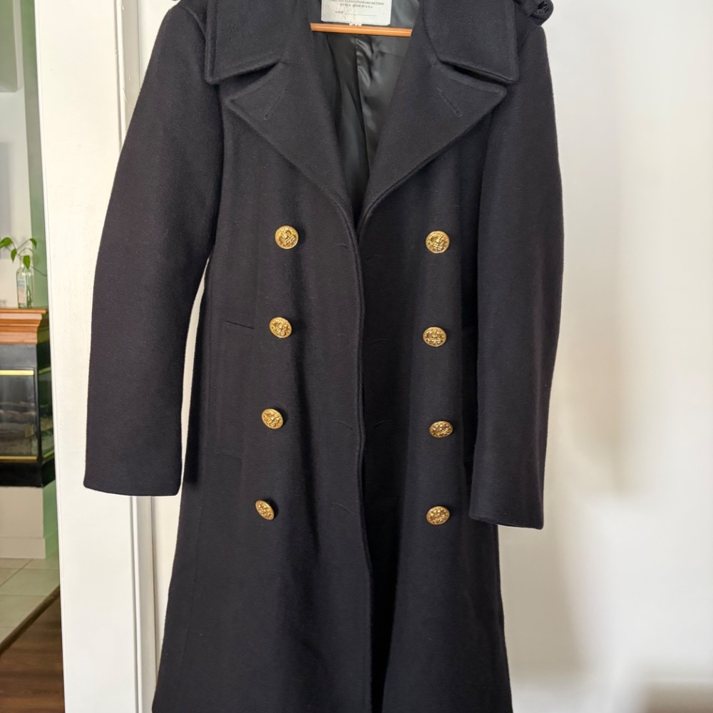 US Navy wool bridge coat - Picture 4 of 4